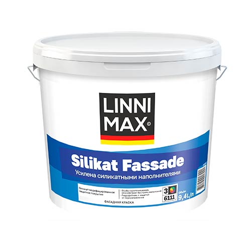 Краска фасадная LINNIMAX Silikat Fassade