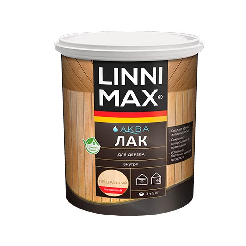 Аква Лак для дерева LINNIMAX