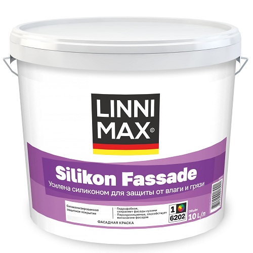 Краска фасадная LINNIMAX Silikon Fassade