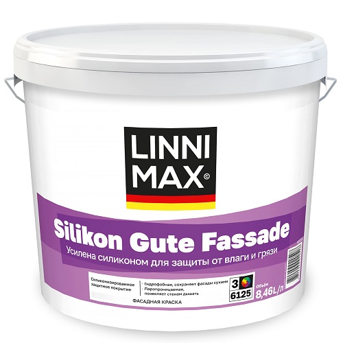 LINNIMAX Silikon Gute Fassade фасадная краска
