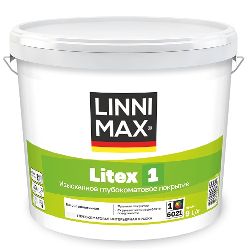 Краска высокоэкологичная LINNIMAX Litex 1