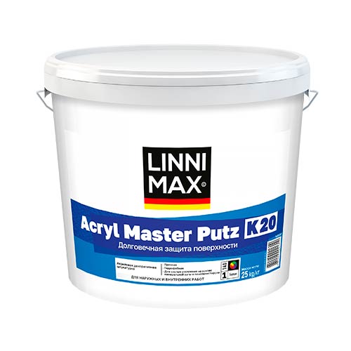 Акриловая структурная штукатурка LINNIMAX Acryl Master Putz