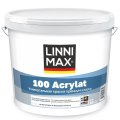 Краска водно-дисперсионная акриловая LINNIMAX 100 Acrylat